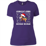 Amazing Dominick The Christmas Donkey-Italian Christmas Donkey - Ladies' Boyfriend T-Shirt