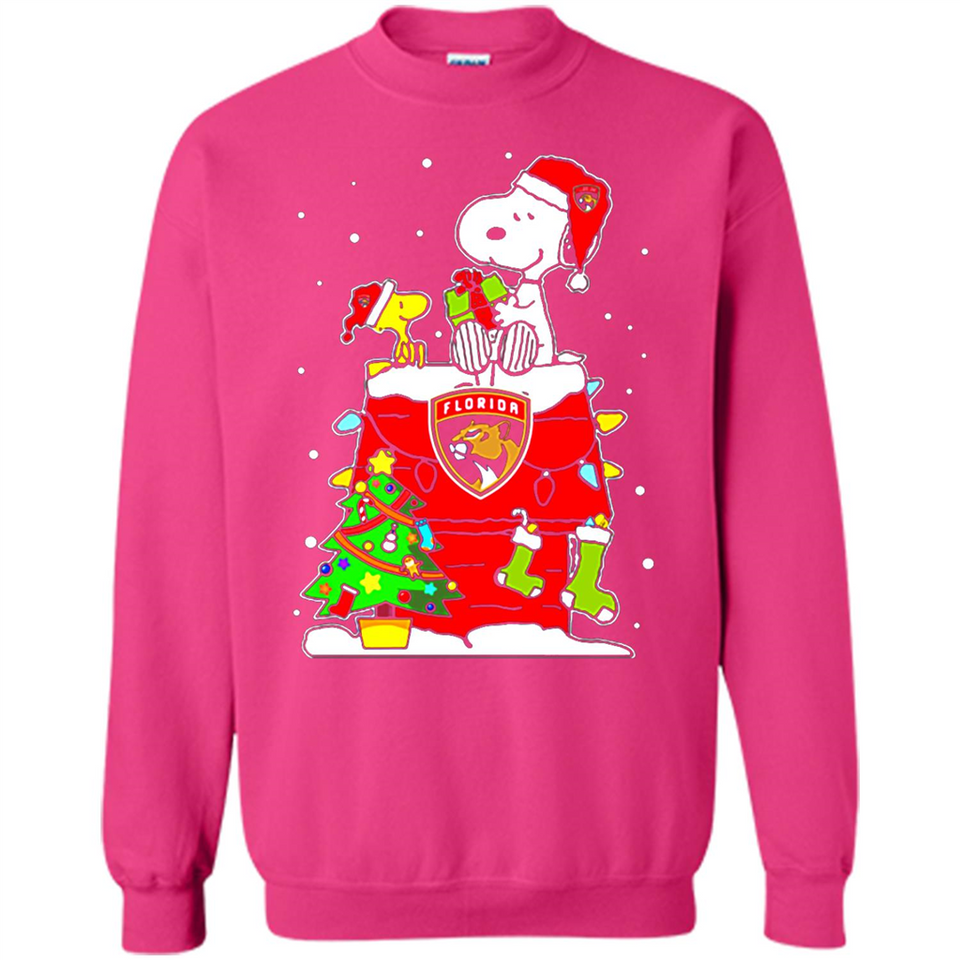 Florida Panthers Snoopy Ugly Christmas Sweaters - Sweatshirt