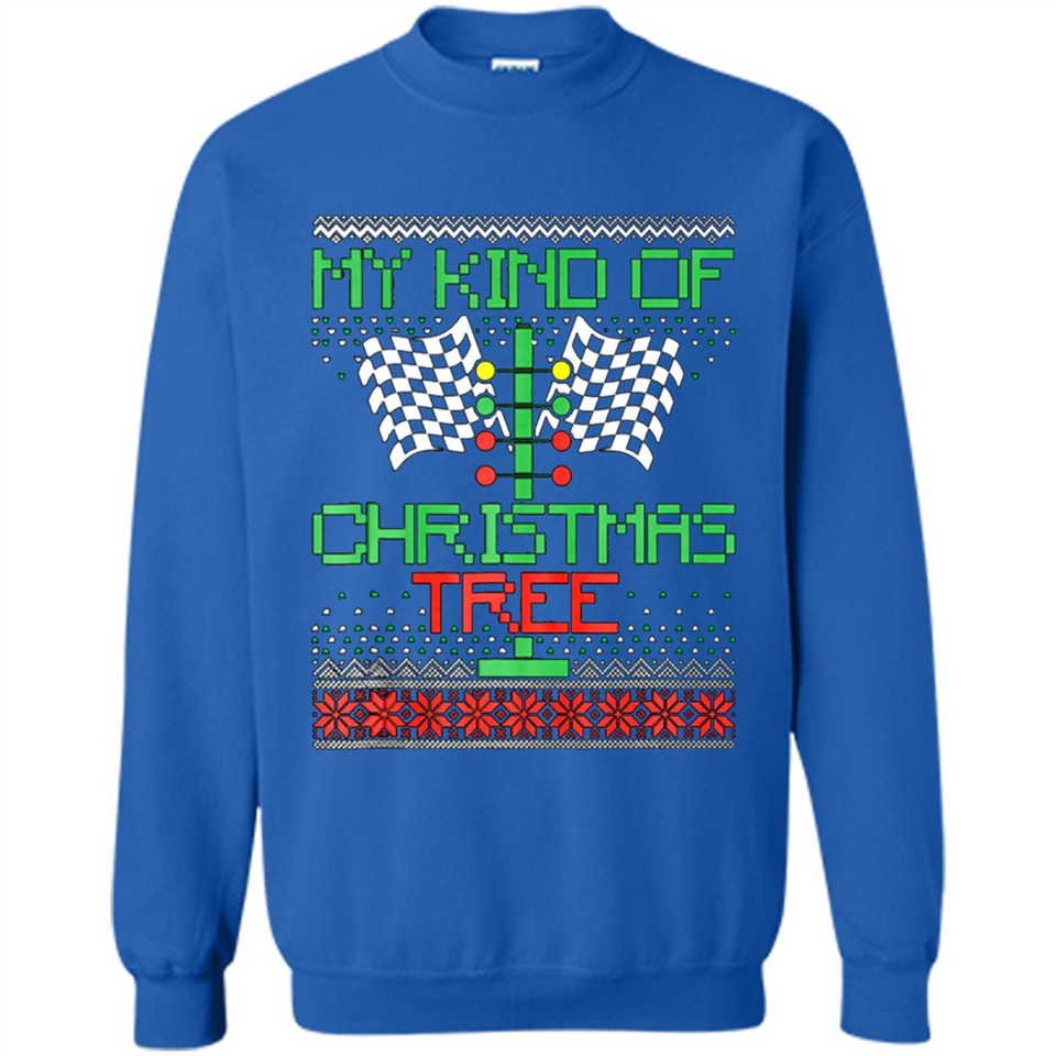 Funny Drag Racing Ugly Christmas Holiday Tree PING PONG