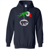 Amazing Kansas State Wildcats Glitter Grinch Monogram Ornament Christmas Gift - Hoodie