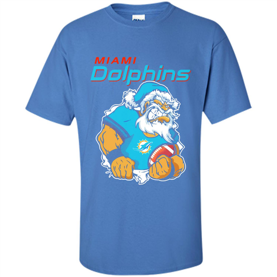 Grumpy Santa Claus Miami Dolphins Football Team PINGPONG