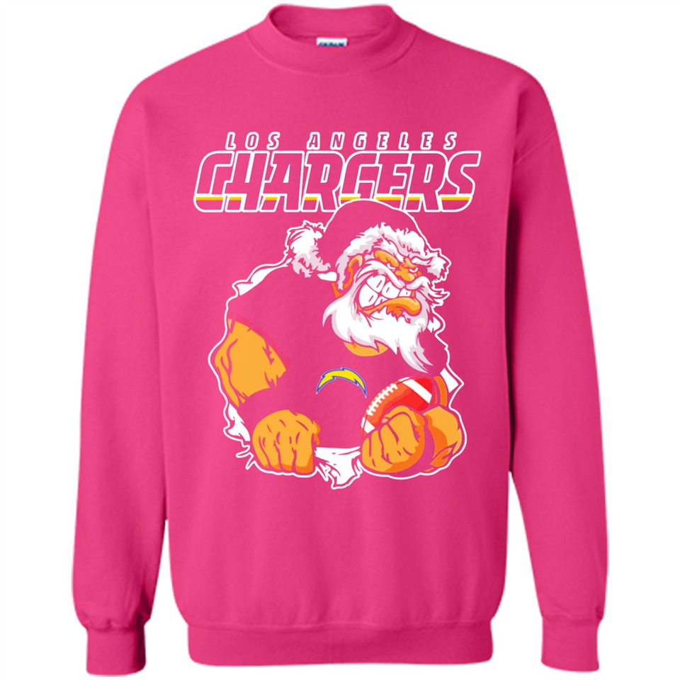 Grumpy Santa Claus Los Angeles Chargers Football Team PINGPONG