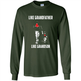 Boston Red Sox GrandFather Like GrandSon - Long Sleeve T-Shirt