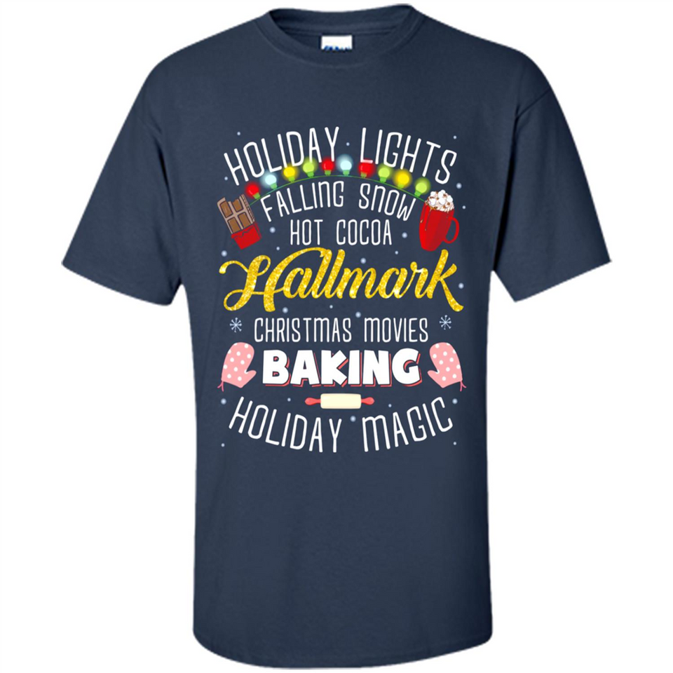 Holiday Lights Falling Snow Hot Cocoa Hallmark Christmas movie