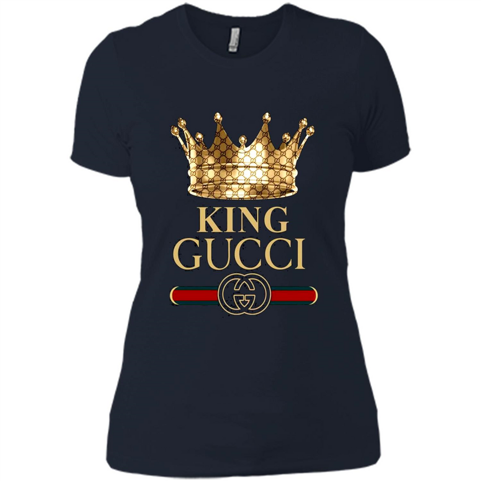 Cover your body with amazing King Crown Gucci Logo Black PING PONG