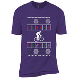 Christmas Ugly Sweater Best Cycling Ugly Christmas Sweater - Premium Short Sleeve T-Shirt