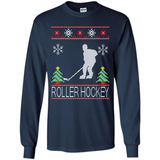 roller hockey Christmas ugly