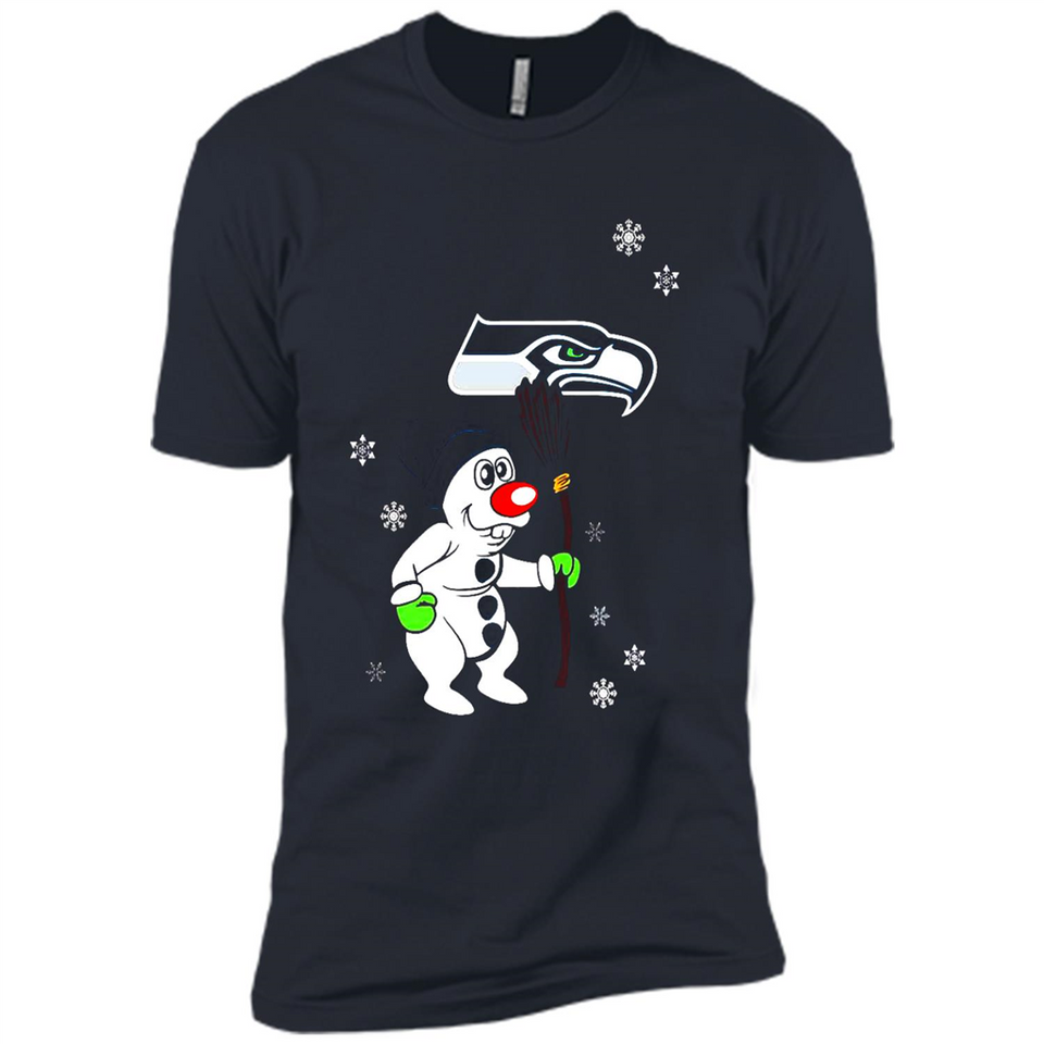 Seattle Seahawks Snowman
