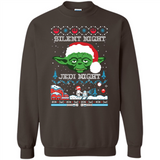 YODA SILENT NIGHT JEDI NIGHT CHRISTMAS UGLY SWEATER