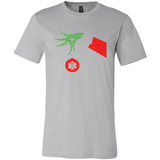 Funny Grinch Hand holding Doctor ornament Christmas Sporty T-Shirt - Canvas Unisex T-Shirt