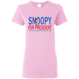 Snoopy for President - Ladies Short-Sleeve
