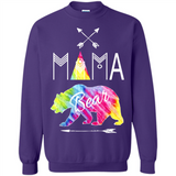 Mama Bear Shirt Tie Dye Family Vacation & Camping Tee - Sweatshirt