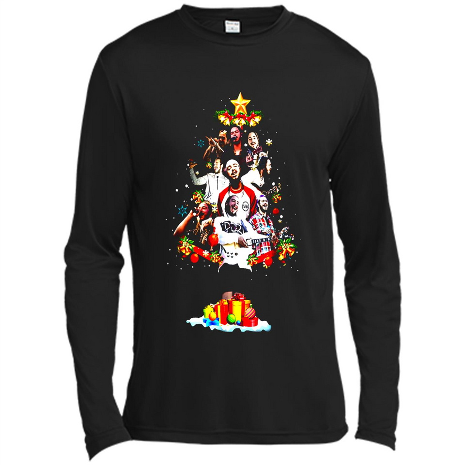 Christmas Post Noel Malone Tree shirt Gift For Christmas - Canvas Long Sleeve T-Shirt