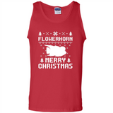 Flowerhorn Christmas T-shirt, Ugly Christmas Sweater - Tank Top