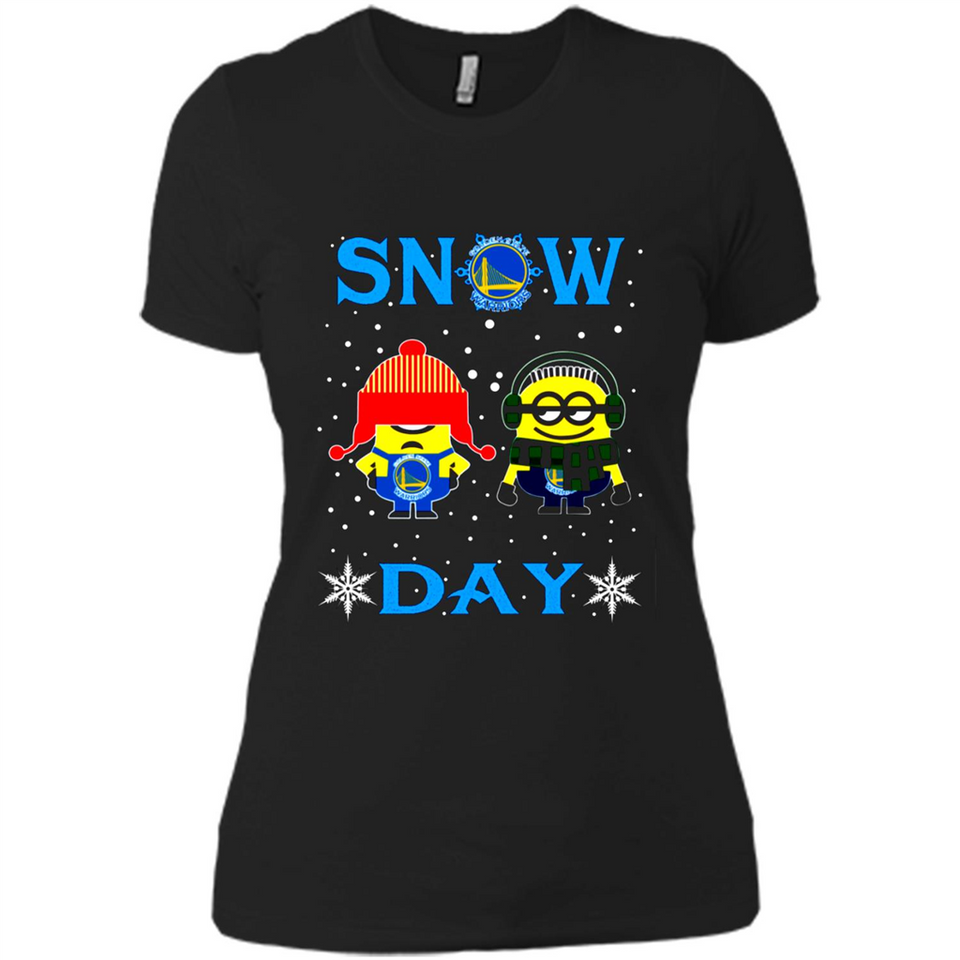 Snow Day Shirt For Golden State Warriors Vs Minion Fans pingpong