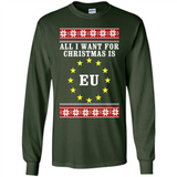 All I want for Christmas is EU ugly - Long Sleeve T-Shirt