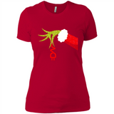 Funny Grinch Hand Holding Electrician Ornament Christmas PING PONG