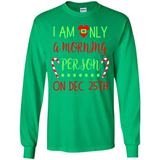 Funny Christmas Gift Santa - Long Sleeve T-Shirt