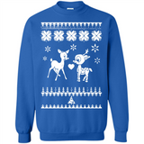 Rudolph and Clarice Ugly Christmas Sweater - Sweatshirt