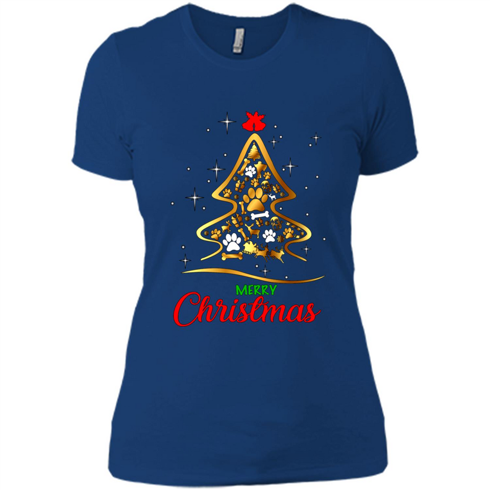 Merry Christmas Dogs Christmas Tree PING PONG