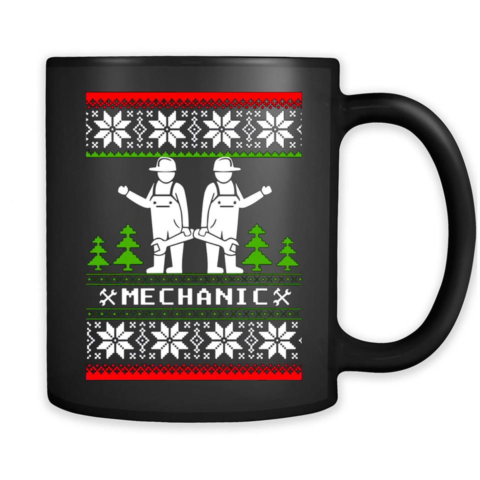 Mechanic Christmas sweater PINGPONG