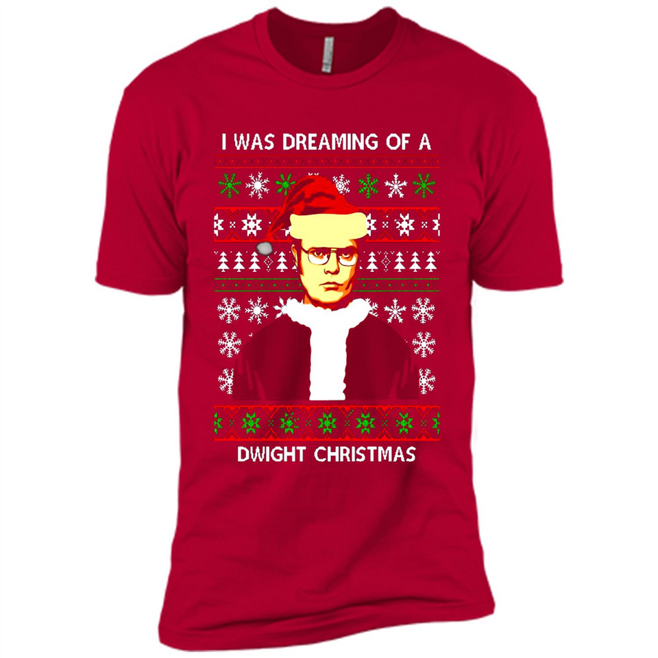 I'm dreaming of a Dwight Christmas sweatshirt - Premium Short Sleeve T-Shirt