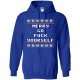 Merry go fuck yourself Christmas sweatshirt PINGPONG