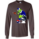 New York Giants Toilet Grinch Santa Claus Football Fan PINGPONG