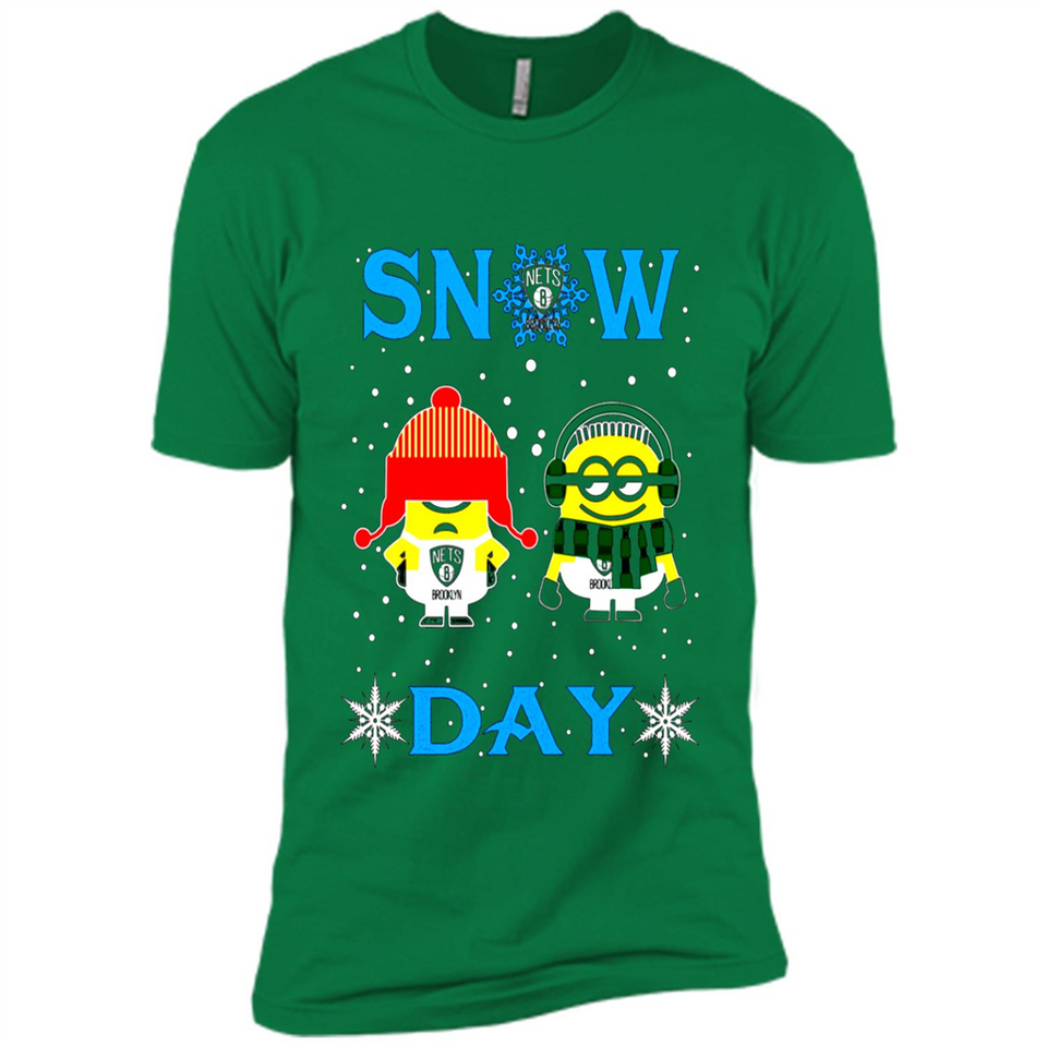 Snow Day Shirt For Brooklyn Nets Vs Minion Fans pingpong