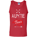 Aunt Shirt Buffalo Plaid Family Camp Bear Tee - Tank Top