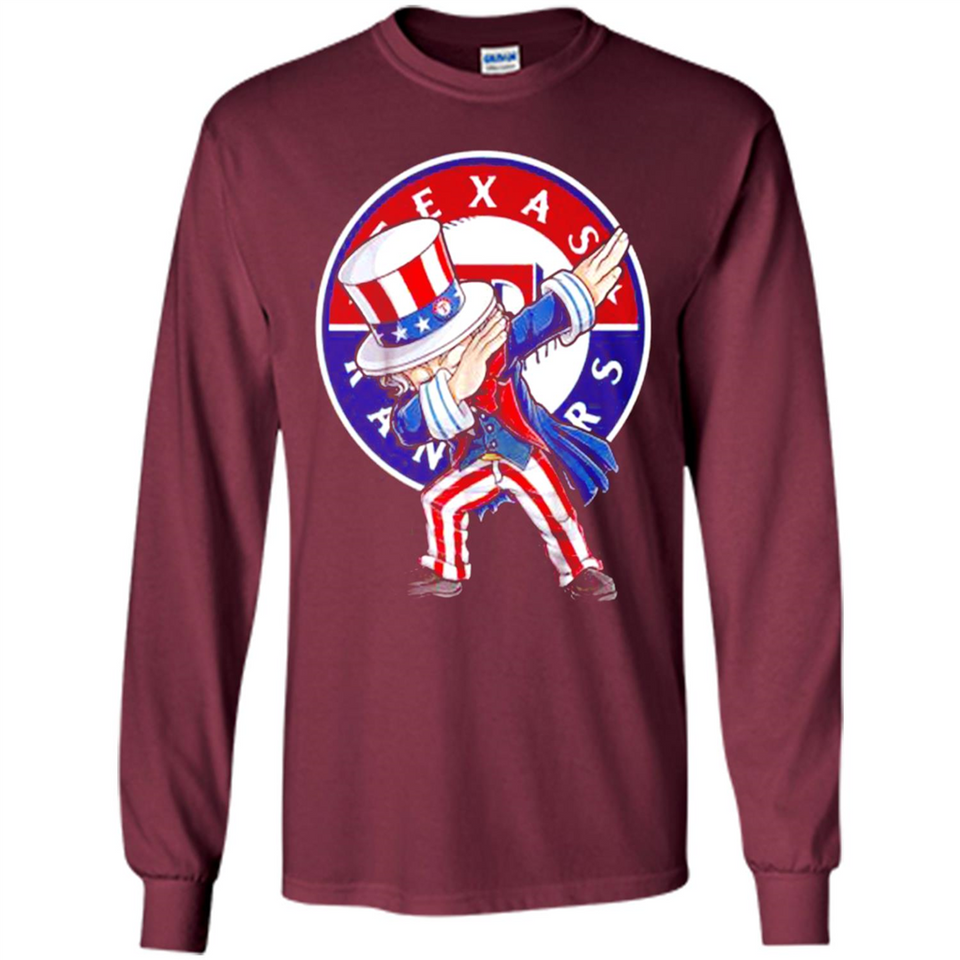 MLB TEXAS RANGERS UNCLE SAM DABBING INDEPENDENCE DAY