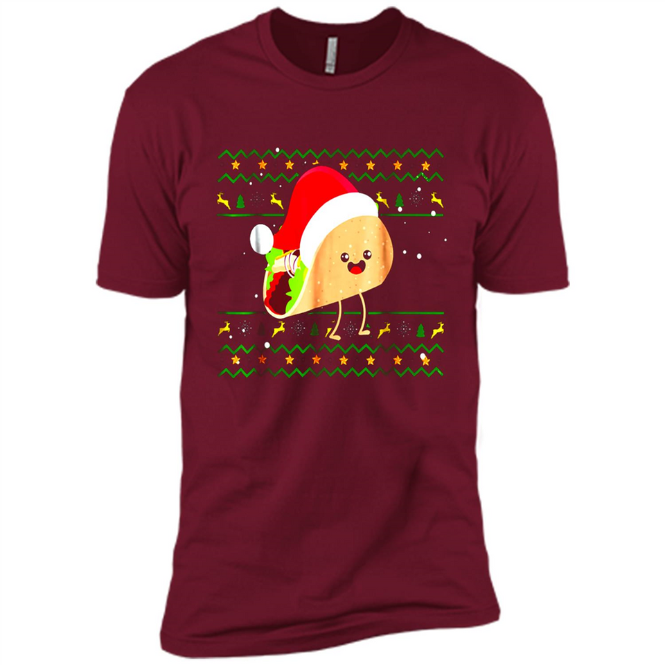 TACO Santa Hat Ugly Christmas shirt Ladies' Boyfriend