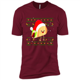 TACO Santa Hat Ugly Christmas shirt Ladies' Boyfriend