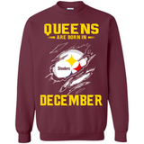 Queens Are Born In December - Pittsburgh Steelers Football - Sweatshirt