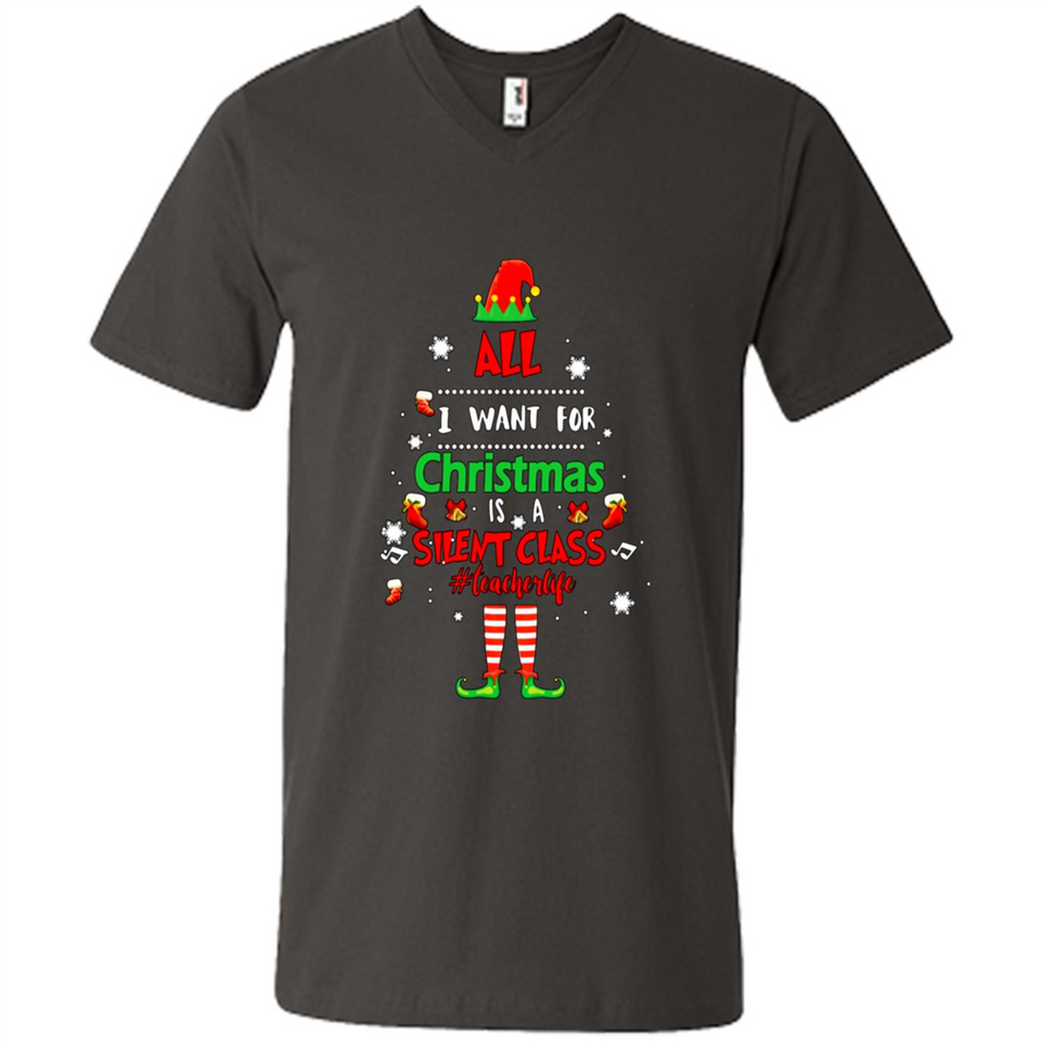 Teacher Sweashirt - All I Want For Christmas is Silent Class