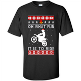 Motocross oh what fun it is to ride Christmas sweater PINGPONG