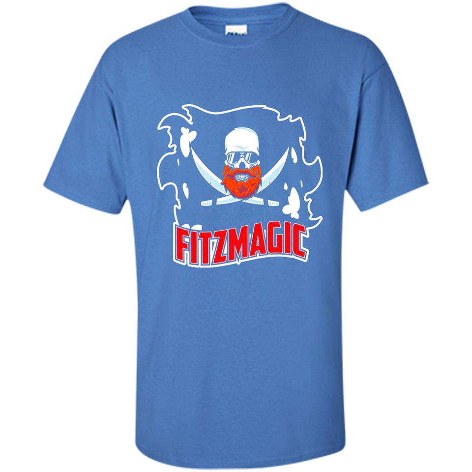 Order Fitzmagic T-Shirt Ryan Fitzpatrick Beard Skull Football Tampa Florida PINGPONG