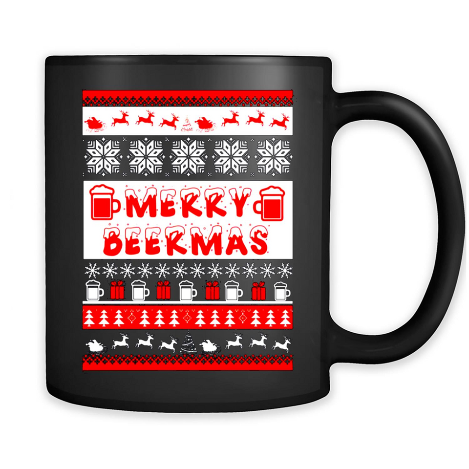 Merry Beermas Christmas sweater PINGPONG