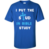 I PUT THE STUD IN BIBLE STUDY CROSS