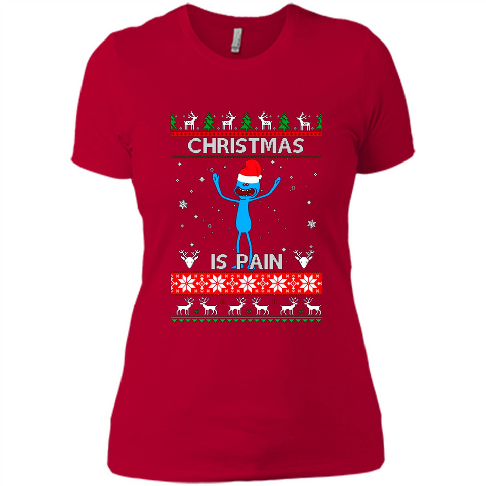 Mr Meeseeks Christmas Is Pain – Rick and Morty Christmas Sweater PINGPONG
