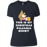 This is My Christmas Pajama Shirt - Santa Bear Tree Gift Tee
