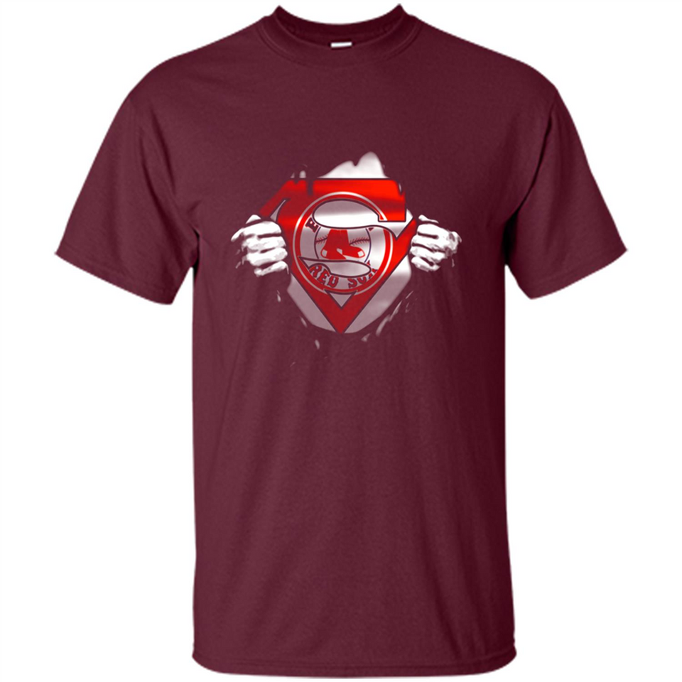 Boston Red Sox And Superman Fans - Shirt