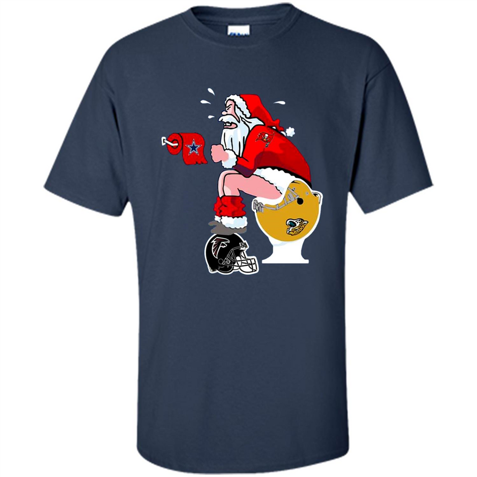 Tampa Bay Buccaneers Santa Claus Toilet