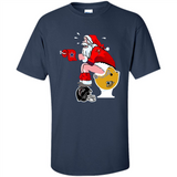 Tampa Bay Buccaneers Santa Claus Toilet