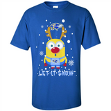 Minion Baltimore Ravens Ugly Christmas Sweater Let it Snow - Shirt