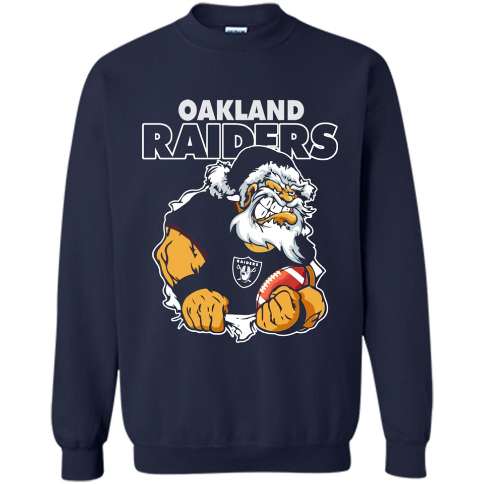 Grumpy Santa Claus Oakland Raiders Football Team PINGPONG