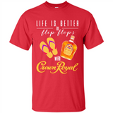 LIFE IS BETTER IN FLIP FLOPS WITH CROWN ROYAL