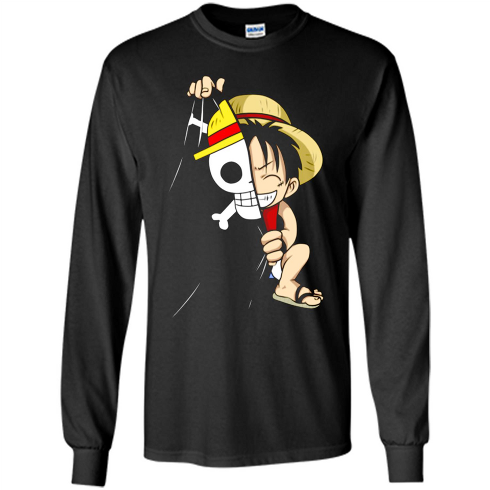 Luffy Flag One Piece - Long Sleeve T-Shirt