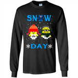 Snow Day Shirt For La Clippers Vs Minion Fans pingpong