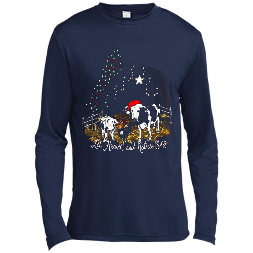 Let Heaven And Nature Sing Christmas Sweater PINGPONG - Canvas Long Sleeve T-Shirt